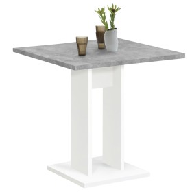 FMD Mesa de comedor gris hormigón y blanco 70 cm de FMD, Mesas de cocina y de comedor - Ref: Foro24-428691, Precio: 106,59 €,...