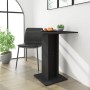 Black plywood bistro table 60x60x75 cm by vidaXL, Kitchen and dining tables - Ref: Foro24-802103, Price: 44,58 €, Discount: %