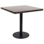 Dark brown MDF bistro table 80x80 cm by vidaXL, Kitchen and dining tables - Ref: Foro24-286434, Price: 139,84 €, Discount: %