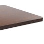 Dark brown MDF bistro table 80x80 cm by vidaXL, Kitchen and dining tables - Ref: Foro24-286434, Price: 139,84 €, Discount: %