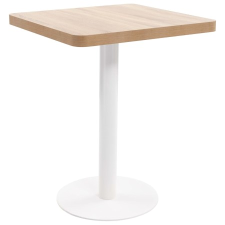 Mesa de bistró MDF marrón claro 60x60 cm de vidaXL, Mesas de cocina y de comedor - Ref: Foro24-286429, Precio: 126,31 €, Desc...