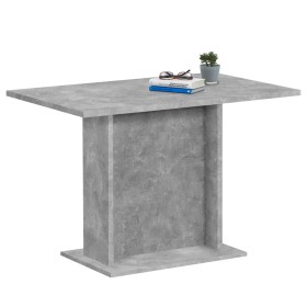 FMD Mesa de comedor gris hormigón 110 cm de FMD, Mesas de cocina y de comedor - Ref: Foro24-428697, Precio: 161,99 €, Descuen...