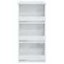 Bar table with glossy white storage shelf 102x50x103.5 cm by vidaXL, Kitchen and dining tables - Ref: Foro24-809473, Price: 9...