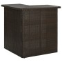 Synthetic rattan brown corner bar table 100x50x105 cm by vidaXL, Kitchen and dining tables - Ref: Foro24-313480, Price: 186,6...