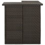 Brauner Eck-Stehtisch aus synthetischem Rattan, 100 x 50 x 105 cm von vidaXL, Küchen- und Esstische - Ref: Foro24-313480, Pre...