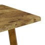 Mesa de comedor MDF y hierro marrón oscuro 120x60x74 cm de vidaXL, Mesas de cocina y de comedor - Ref: Foro24-286091, Precio:...