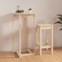 Solid pine wood high bar table 60x60x110 cm by vidaXL, Kitchen and dining tables - Ref: Foro24-822177, Price: 52,62 €, Discou...