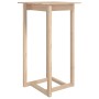 Solid pine wood high bar table 60x60x110 cm by vidaXL, Kitchen and dining tables - Ref: Foro24-822177, Price: 52,62 €, Discou...