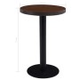 Dark brown 50 cm MDF bistro table by vidaXL, Kitchen and dining tables - Ref: Foro24-286419, Price: 84,40 €, Discount: %