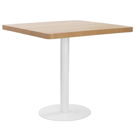 Light brown MDF bistro table 80x80 cm by vidaXL, Kitchen and dining tables - Ref: Foro24-286432, Price: 135,34 €, Discount: %