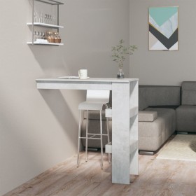 Gray plywood wall bar table 102x45x103.5cm by vidaXL, Kitchen and dining tables - Ref: Foro24-811785, Price: 60,48 €, Discoun...