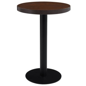 Dark brown MDF bistro table 60 cm by vidaXL, Kitchen and dining tables - Ref: Foro24-286422, Price: 99,07 €, Discount: %