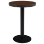 Dunkelbrauner MDF-Bistrotisch 60 cm von vidaXL, Küchen- und Esstische - Ref: Foro24-286422, Preis: 111,99 €, Rabatt: %