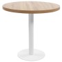 Mesa de bistró MDF marrón claro 80 cm de vidaXL, Mesas de cocina y de comedor - Ref: Foro24-286423, Precio: 158,16 €, Descuen...