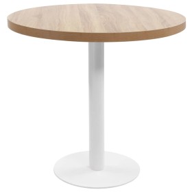 Light brown MDF bistro table 80 cm by vidaXL, Kitchen and dining tables - Ref: Foro24-286423, Price: 158,99 €, Discount: %