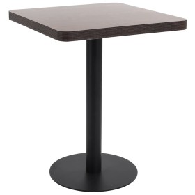 Dark brown 60x60 cm bistro garden table made of MDF by vidaXL, Kitchen and dining tables - Ref: Foro24-286431, Price: 98,78 €...