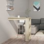 Sonoma oak plywood wall bar table 102x45x103.5cm by vidaXL, Kitchen and dining tables - Ref: Foro24-811784, Price: 66,25 €, D...