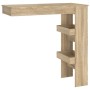 Mesa de bar de pared contrachapada roble Sonoma 102x45x103,5cm de vidaXL, Mesas de cocina y de comedor - Ref: Foro24-811784, ...