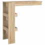 Mesa de bar de pared contrachapada roble Sonoma 102x45x103,5cm de vidaXL, Mesas de cocina y de comedor - Ref: Foro24-811784, ...