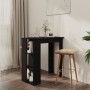 Bar table with black plywood shelf 102x50x103.5 cm by vidaXL, Kitchen and dining tables - Ref: Foro24-809459, Price: 71,99 €,...