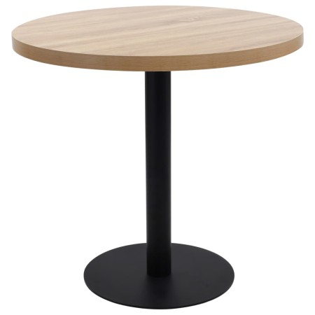 Mesa de bistró MDF marrón claro 80 cm de vidaXL, Mesas de cocina y de comedor - Ref: Foro24-286424, Precio: 140,24 €, Descuen...