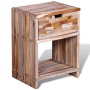 Mesita de noche con cajón madera de teca reciclada de vidaXL, Mesitas de noche - Ref: Foro24-241715, Precio: 92,84 €, Descuen...