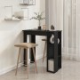 Bar table with black plywood shelf 102x50x103.5 cm by vidaXL, Kitchen and dining tables - Ref: Foro24-809459, Price: 71,99 €,...