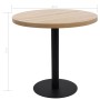 Mesa de bistró MDF marrón claro 80 cm de vidaXL, Mesas de cocina y de comedor - Ref: Foro24-286424, Precio: 140,24 €, Descuen...