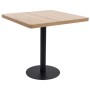 Mesa de bistró MDF marrón claro 80x80 cm de vidaXL, Mesas de cocina y de comedor - Ref: Foro24-286433, Precio: 145,14 €, Desc...