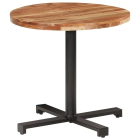 Mesa de bistró redonda madera maciza de mango Ø80x75 cm de vidaXL, Mesas de cocina y de comedor - Ref: Foro24-320281, Precio:...