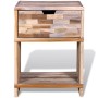 Mesita de noche con cajón madera de teca reciclada de vidaXL, Mesitas de noche - Ref: Foro24-241715, Precio: 92,84 €, Descuen...