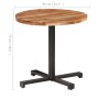 Runder Bistrotisch aus massivem Mangoholz Ø80x75 cm von vidaXL, Küchen- und Esstische - Ref: Foro24-320281, Preis: 134,20 €, ...