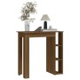 High table with oak brown shelf 102x50x103.5 cm by vidaXL, Kitchen and dining tables - Ref: Foro24-812965, Price: 86,45 €, Di...