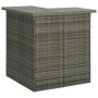 Eck-Hochtisch aus grauem synthetischem Rattan, 100 x 50 x 105 cm von vidaXL, Küchen- und Esstische - Ref: Foro24-313482, Prei...