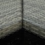 Eck-Hochtisch aus grauem synthetischem Rattan, 100 x 50 x 105 cm von vidaXL, Küchen- und Esstische - Ref: Foro24-313482, Prei...