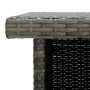 Eck-Hochtisch aus grauem synthetischem Rattan, 100 x 50 x 105 cm von vidaXL, Küchen- und Esstische - Ref: Foro24-313482, Prei...