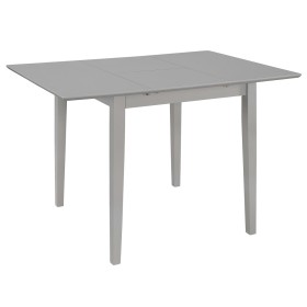 Gray extendable dining table (80-120)x80x74 cm MDF by vidaXL, Kitchen and dining tables - Ref: Foro24-247627, Price: 188,99 €...