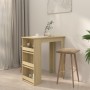 Oak plywood storage shelf bar table 102x50x103.5 cm by vidaXL, Kitchen and dining tables - Ref: Foro24-809470, Price: 86,15 €...