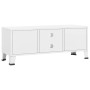 Mueble de TV industrial metal blanco 105x35x42 cm de vidaXL, Muebles TV - Ref: Foro24-339619, Precio: 73,99 €, Descuento: %