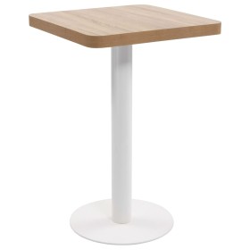 Mesa de bistró MDF marrón claro 50x50 cm de vidaXL, Mesas de cocina y de comedor - Ref: Foro24-286426, Precio: 110,29 €, Desc...