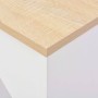 High bar table with white mobile shelf 138x39x110 cm by vidaXL, Kitchen and dining tables - Ref: Foro24-280225, Price: 168,77...