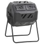 Contenedor de compostaje de jardín negro 73x64x95 cm 160 L de vidaXL, Compostadores - Ref: Foro24-152232, Precio: 136,50 €, D...