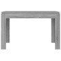 Gray Sonoma engineered wood dining table 120x60x76 cm by vidaXL, Kitchen and dining tables - Ref: Foro24-815388, Price: 90,28...