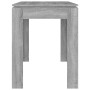 Gray Sonoma engineered wood dining table 120x60x76 cm by vidaXL, Kitchen and dining tables - Ref: Foro24-815388, Price: 90,28...