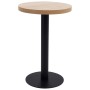 Light brown MDF bistro table 50 cm by vidaXL, Kitchen and dining tables - Ref: Foro24-286418, Price: 100,36 €, Discount: %