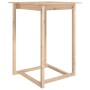 Mesa alta de bar de madera maciza de pino 80x80x110 cm de vidaXL, Mesas de cocina y de comedor - Ref: Foro24-822182, Precio: ...