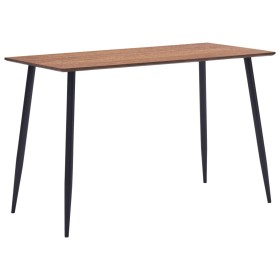 Brown MDF dining table 120x60x75 cm by vidaXL, Kitchen and dining tables - Ref: Foro24-281565, Price: 127,90 €, Discount: %