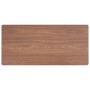 Mesa de comedor de MDF marrón 120x60x75 cm de vidaXL, Mesas de cocina y de comedor - Ref: Foro24-281565, Precio: 127,90 €, De...