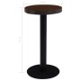 Mesa de bistró MDF marrón oscuro 40 cm de vidaXL, Mesas de cocina y de comedor - Ref: Foro24-286416, Precio: 88,99 €, Descuen...