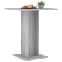 Mesa de bistró madera contrachapada gris Sonoma 60x60x75 cm de vidaXL, Mesas de cocina y de comedor - Ref: Foro24-815103, Pre...